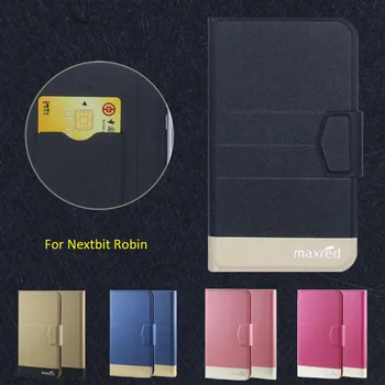2016 Super! Nextbit Robin Telefon Primeru, 5 Barv Tovarne Neposredno Visoko kakovostnih Izvirnih Luksuzni Ultra-tanko Usnje, usnjeni Zaščitni Pokrov