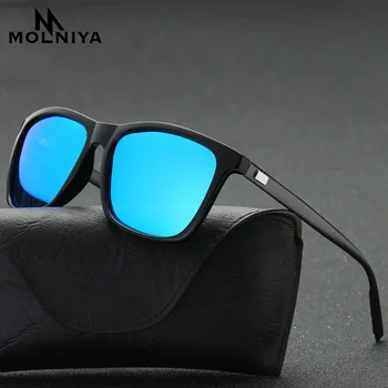 2019 blagovne Znamke Polarizirana sončna Očala Aluminija, Magnezija Moških Kvadratnih Ogledalo sončna Očala Moški Pilotni Vožnje Očala Ženske gafas