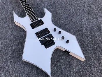 2019 Visoke kakovosti Električna Kitara, Floyd rose Električna Kitara,bela električna kitara,brezplačna dostava