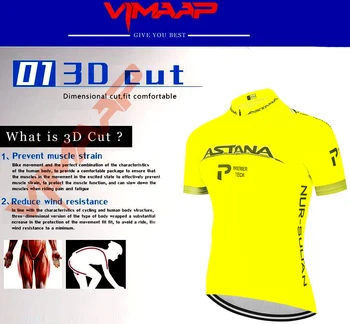 2020 ASTANA Kolesarska Majica kratek rokav ropa ciclismo verano hombre kolo Nositi hlače triatlon ekipa Lotto Kolesarska Oblačila