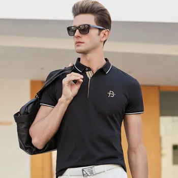 2020 blagovne Znamke Polo Majica za Moške Nov Poletni Kratek Rokav Plus Velikost Oblačila Homme Oblikovalec Visoko Kakovost Camisa Luksuzni Vezenje Vrhovi