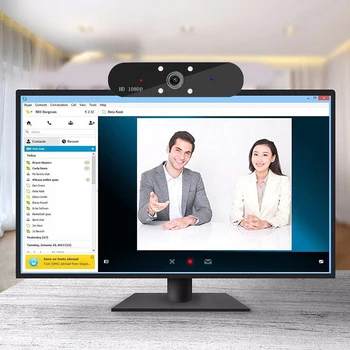 2020 FHD 1080P Webcam Mini Računalnik PC WebCamera z Mikrofonom Vrtljiv Kamere za Živo Video Calling Konferenca