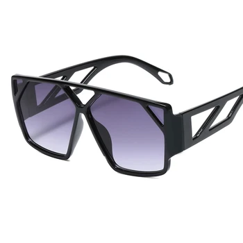 2020 Letnik Kvadratnih sončna Očala Ženske Modni Odtenki Moške blagovne Znamke Design Luksuzni sončna Očala UV400 Roza Leopard Prevelik sončna Očala