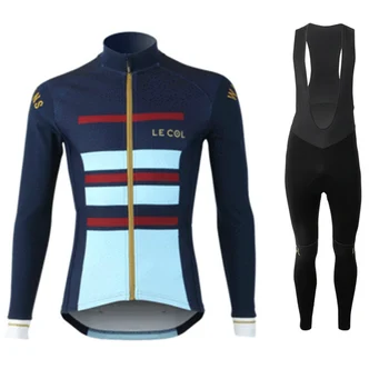 2020 Long sleeve Jersey Moški Tanke oddelek Nogavice, majice Le Col pro Team enotno cestno Kolo oblačila po meri mtb kolesarski komplet ciclismo