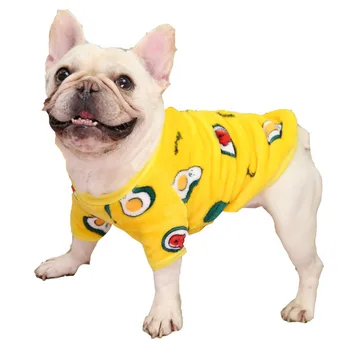 2020 Luštna Majhna Oblačila Za Pse, Toplo Zimo Pes Plašč Bombaž Runo Psiček Obleko Kuža Telovnik Oblačila Francoski Buldog Chihuahua
