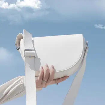2020 modne dame torba PU usnje barva sedlo dame vrečko oblikovalec torbici flip eno ramo messenger bag