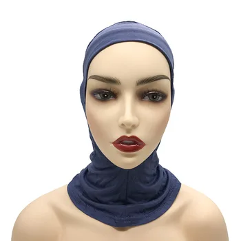 2020 Muslimanska Oblačila Hidžab Šal Ženske Islamske Cevi Notranji Turban Kapa Bombaž Glavo, Rute Na Debelo Hairband Glavo Dodatki Za Lase