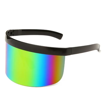 2020 nova Modna sončna Očala Ženske, Moške blagovne Znamke Design sončna Očala Goggle Velik Okvir Ščit Vizir Moških Windproof Očala UV400