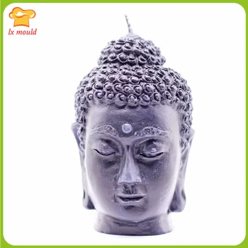 2020 novo 3d Buda glavo silikona, sveče in milo plesni Buda je glavo dekoracijo orodje