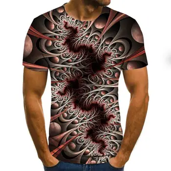 2020 Ustvarjalno tiskanje 3D T-shirt moški in ženske srčkan majica poliester T-shirt tiskanje 3D T-shirt poletje kul oblačila