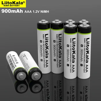 2021 LiitoKala Lii-M4 18650 li ionska baterija za Smart Polnilec Test zmogljivosti + liitokala AAA, 1,2 V NiMH 900mAh baterije za ponovno Polnjenje