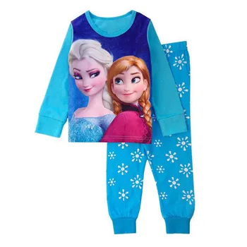 2021 Novo Pomlad Jesen Otroci Priložnostne Pižame, Oblačila Fantje Dekleta Risanka Sleepwear Bo Ustrezala Pižame Bombaž Otroci Set