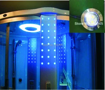20pcs nepremočljiva vgradne SMD5050 1/2w RGB mala zvezda podvodno LED savna jacuzziju luči z 1pc krmilnik in adpater