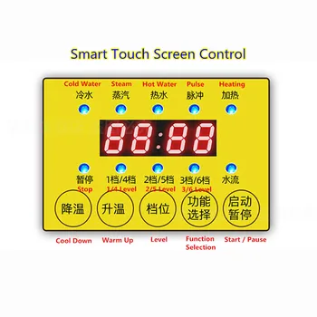 220V Smart Touch Screen Parni Čistilec visokotlačni Pozornosti Visoka Temperatura Sterilizacije, Dezinfekcije Pralni 3200W