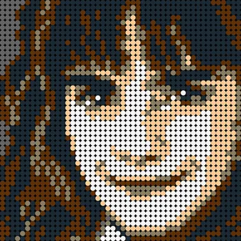2304pcs Harry Igrače Pottered HermioneING Grangered Pixel Mozaik, Art Slikarstvo MOC Ustvarjalne Umetnosti gradniki Diy Opeke Darilo