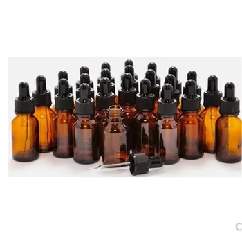24, Oranžna, 15 ml (1/2 oz) Steklenice s Stekleno Oko Droppers za eterična olja aromaterapija Prazne Povratne Steklenice