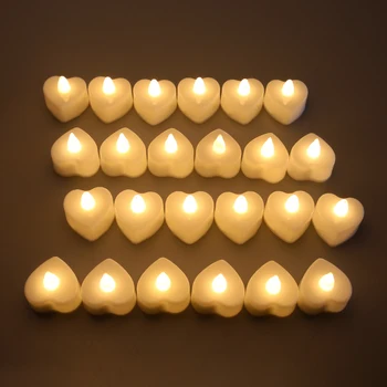 24Pcs Utripanja LED Sveča Tealights Ne-Daljinski/Daljinski upravljalnik Brezplamensko Sveče Z Baterijo Za Poroko Doma Božič Decors