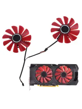 2pcs 85mm RX-570-RS RX-580-RS FD10U12S9-C, Ventilator za XFX RX470 RX570 RS RX580 RS