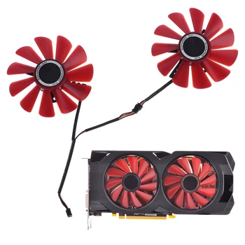 2pcs 85mm RX-570-RS RX-580-RS FD10U12S9-C, Ventilator za XFX RX470 RX570 RS RX580 RS