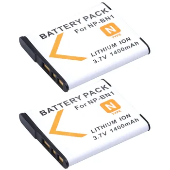 2Pcs PROBTY NP-BN1 NP BN1 Baterija za Sony Cyber-shot DSC-QX10 DSC-QX100 DSC-T99 DSC-T110 DSC-TF1 DSC-TX5 TX7 TX9 DSC-TX10