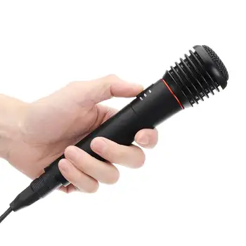 2v1 Strokovno Žični Brezžični Ročni Mikrofon Mic Dinamično Akumulatorski Za KTV Karaoke Party Snemanje Gledano Darilo