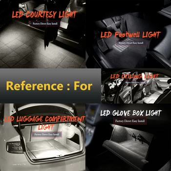 2x LED Pod Vrata Notranjost Footwell Dovoljenjem Luči Za Land Rover LR2 LR3 LR4 Range Rover Sport Evoque Discovery 4 Freelander 2