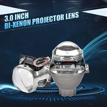 3,0 Palca V5 H7 HID Xenon LED Smerniki Bi Xenon Full Metal Projektor Objektiv za Avto Styling vodja svetlobe Leče žarometa