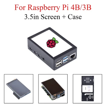 3,5-palčni Zaslon na Dotik, 480*320 Zaslon na Dotik + ABS Primeru Zaščitno Ohišje Za Raspberry Pi 4 Model B / 3B+ /3B