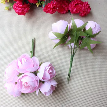 3 CM, Umetni Šopek rož,Trak Rose Šopke Za DIY Cvetlični aranžmaji,Poroka, Nevesta, Poročne Šopke,Garland Dodatki