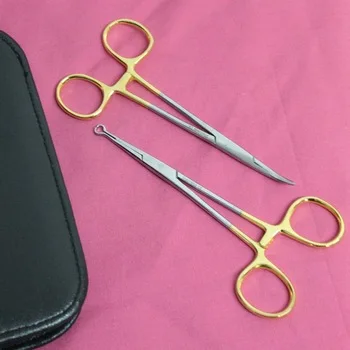 3 Kompleti vazektomija instrument nastavite mikroskopi z lomno klešče kirurške operacijo instrumenti bolnišnične zdravstvene orodja oprema kompleti kompleti