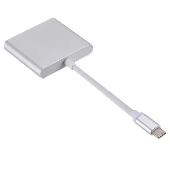 3 v 1, USB-C HDMI Pretvornik Tipa C Preklopite Na HDMI Adapter Kabel 4K ločljivosti 1080P za Huawei Samsung Apple Usb 3.1 Boben 3