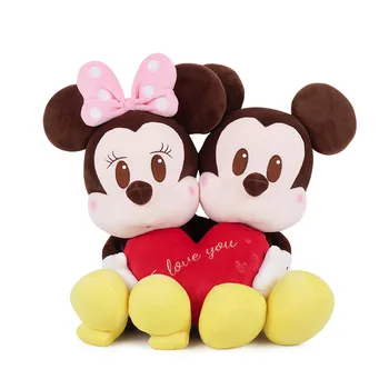 30-46 cm Disney Resnično Ljubezen Mickey Miške Minnie Plišastih Lutka Risanka Mickey Nekaj Igrač za Punco Božično novoletna Darila