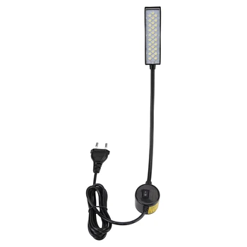 30 LED Luči Svetilka Magnetni Osnove Stikalo za Šivalne stroje Delovne Svetlobe (EU/ZDA Plug 110-250V)