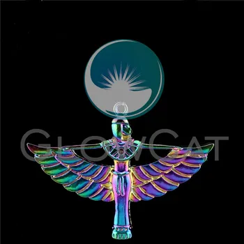 30PCS Mavrične Barve Stari Egipčanski Krilati Boginja Isis čarobne gumbe za Ročno Ogrlico, Obesek, Nakit 22188