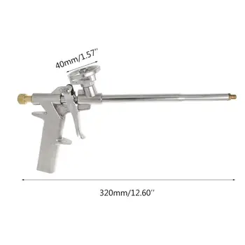 320 mm Peno, ki se Širi, Spray Pištolo Mehurček tesnilnih mas, Izdajanje PU Izolacijo Aplikator Orodje Aluminij Zlitine