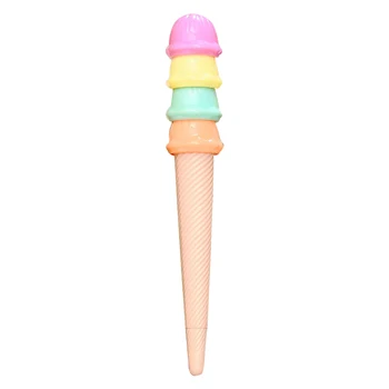 36pcs/veliko Vroče Prodajajo!Novo Sweet Sladoled Design Gel Pisalo s Obesek 0,5 mm Black Modni Slog Pero