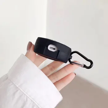 3D Dekle Solza lepe lutke silikonski Bluetooth Brezžične Slušalke Primeru Za Apple AirPods 1 2 pokrov Polje Hea