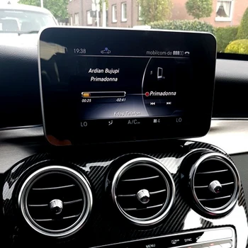 3D nalepke Avto-styling Za Mercedes Benz C Razred W205-2017 nerjavno jeklo Vrata Avtomobila Avdio Zvočniški Dekorativni Pokrov Trim
