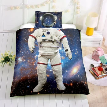 3D posteljnina določa športnik astronavt baletni plesalec in policisti otroka sanje kompleti posteljnine