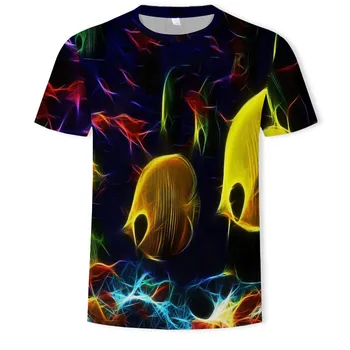 3d živali t shirt je natisnjena deadpool t-shirt z shark glavo modra živali t shirt unisex priložnostne kratek rokav tee shirt 2019