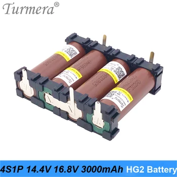 3S 4S 5S 6S Baterijski Paket po meri 18650 hg2 Baterijo 3000mAh 30A 12,6 V za 25.2 V za Izvijač Shurika Spajkanje, Trakovi Turmera