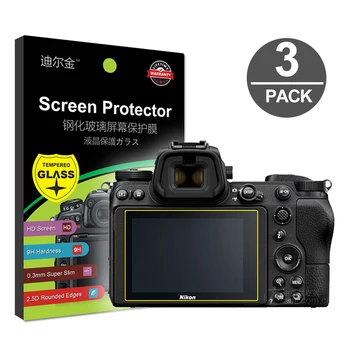 3x Kaljeno Steklo Screen Protector za Nikon Z5 Z6 II Z7 Z50 D7500 D500 D850 D3500 D3400 D3300 D7200 D7100 D5600 D5500 D5300