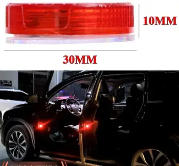 4 Pack Vrata Avtomobila opozorilna Lučka 5 LED Lučka Magnetni Senzor Utripa Nočno Razsvetljavo Nepremočljiva Proti Trčenju Vrata na Baterijski Pogon