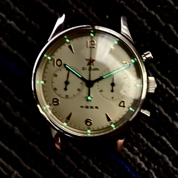 40 MM Polit 1963 luminou watch uradna različica mehanski kronograf moške ure classic vintage kolekcije ročno uro sappire