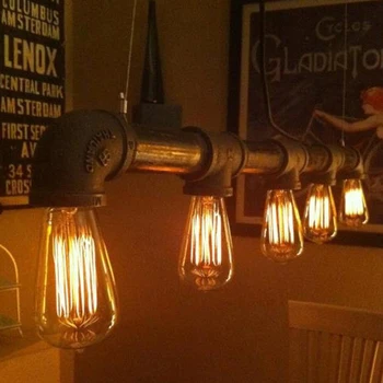 4pcs 40W Starinsko Vintage Retro Edison Žarnice E27 Spirala Žarnice Luči LED Edison Žarnica Za Obesek Lučka za Osvetlitev Znanja