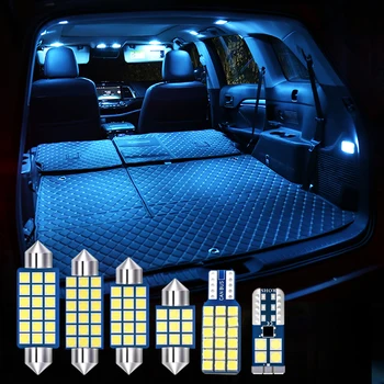 4pcs Avtomobilske LED Sijalke Notranje zadeve Dome Branje Lučka Trunk Luč Za Subaru XV Gozdar SJ 2013 2016 2017 2018 Dodatki