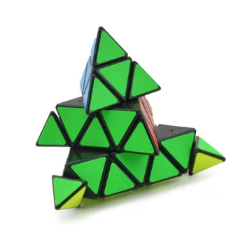 4x4x4 Piramida Cube Črna/Stickerless Magic Cube 95*95*95mm Piramida Kocka 4x4 Puzzle Piramida Kocka Posebne Igrače Za Otroke