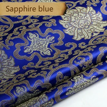 50*90 cm, Letnik Kitajski Slog Brocade Saten Jacquardske FabricDIY Ročno Krpanje Saten Tkanine Za Šivanje Kimono Cheongsam