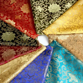 50*90 cm, Letnik Kitajski Slog Brocade Saten Jacquardske FabricDIY Ročno Krpanje Saten Tkanine Za Šivanje Kimono Cheongsam