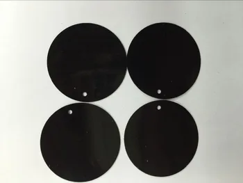 50 g/veliko Velik Krog Sequins 40 mm PVC Ravno S Strani Luknjo Ples Obleko Pribor DIY Obrti Black Konfeti